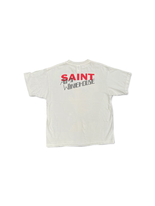 SAINT MICHAEL AMY BACK TO BLK SS T-SHIRT WHITE