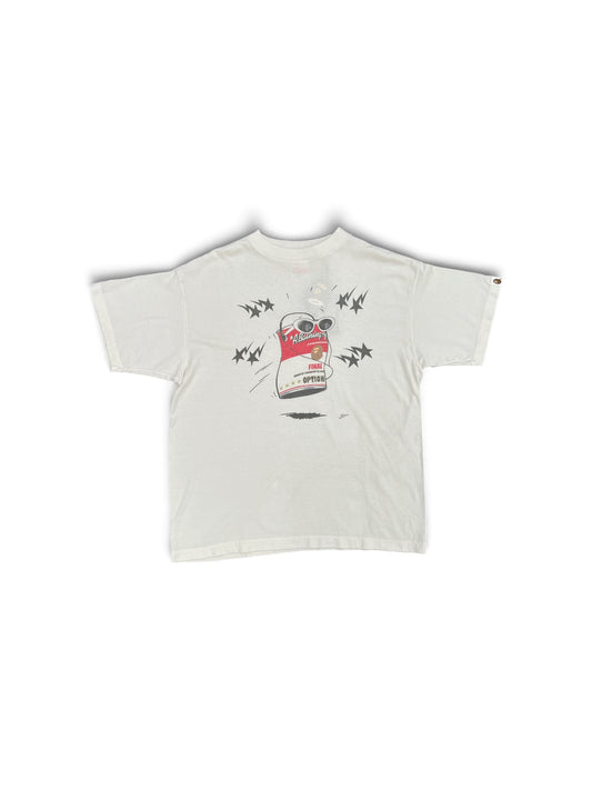 SAINT MICHAEL BAPE JUMP SS T-SHIRT WHITE