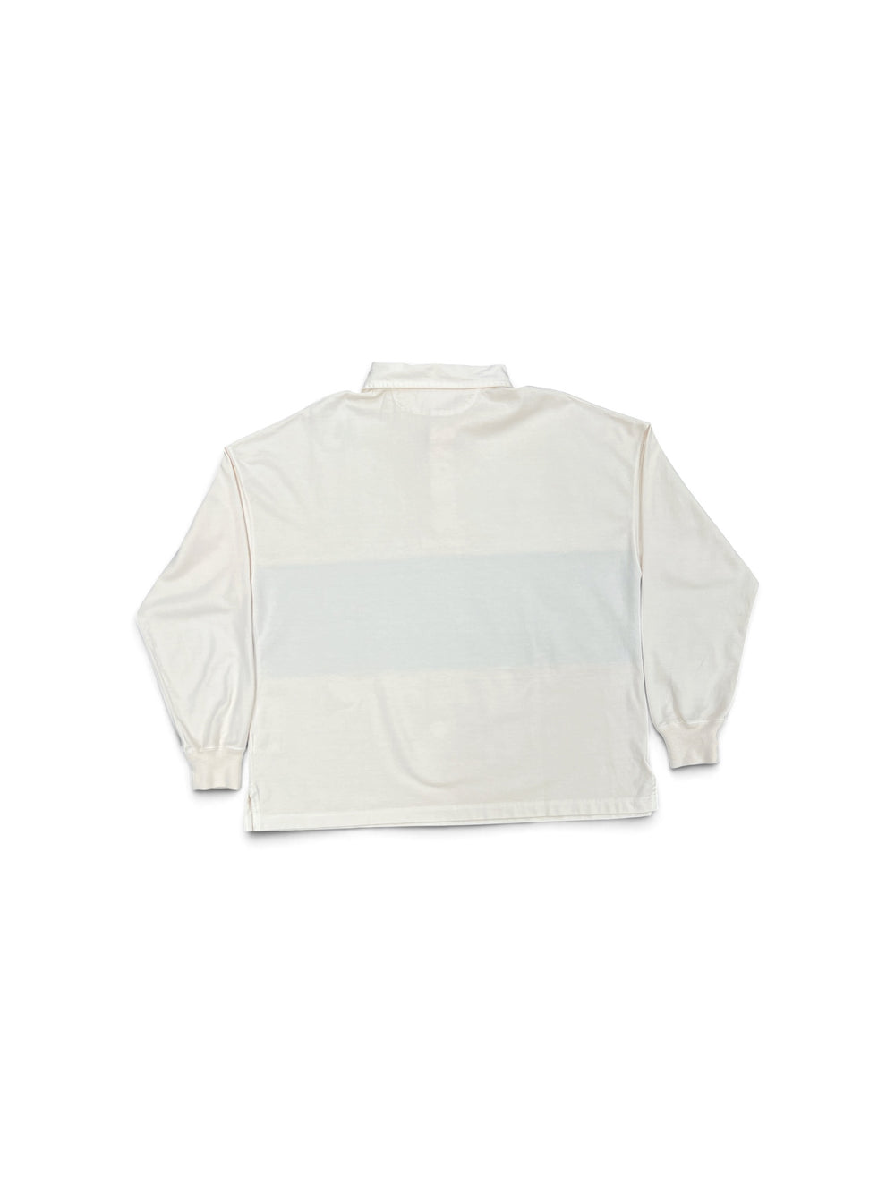 SAINT MICHAEL SAINT LIFE LS POLO SHIRT WHITE