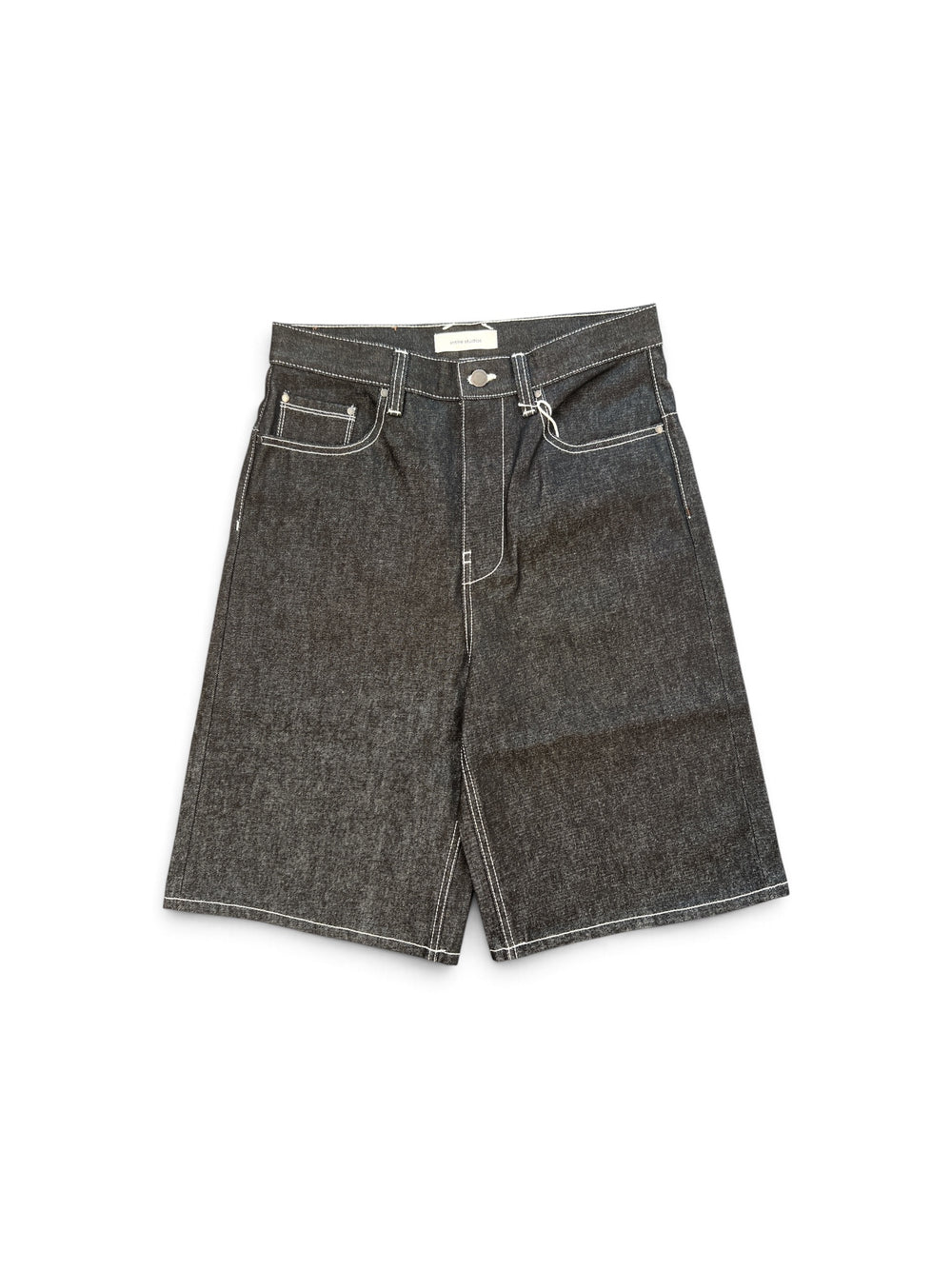 ENTIRE STUDIOS FIELD SHORT RAW BLACK