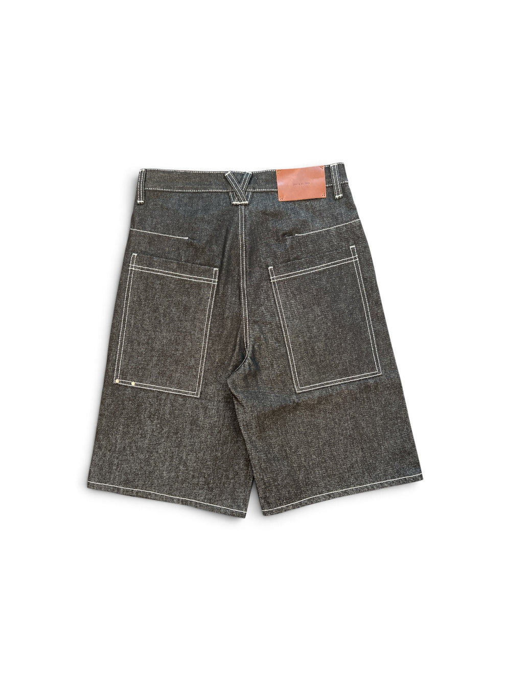 ENTIRE STUDIOS FIELD SHORT RAW BLACK