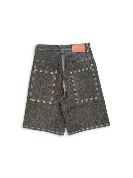 ENTIRE STUDIOS FIELD SHORT RAW BLACK