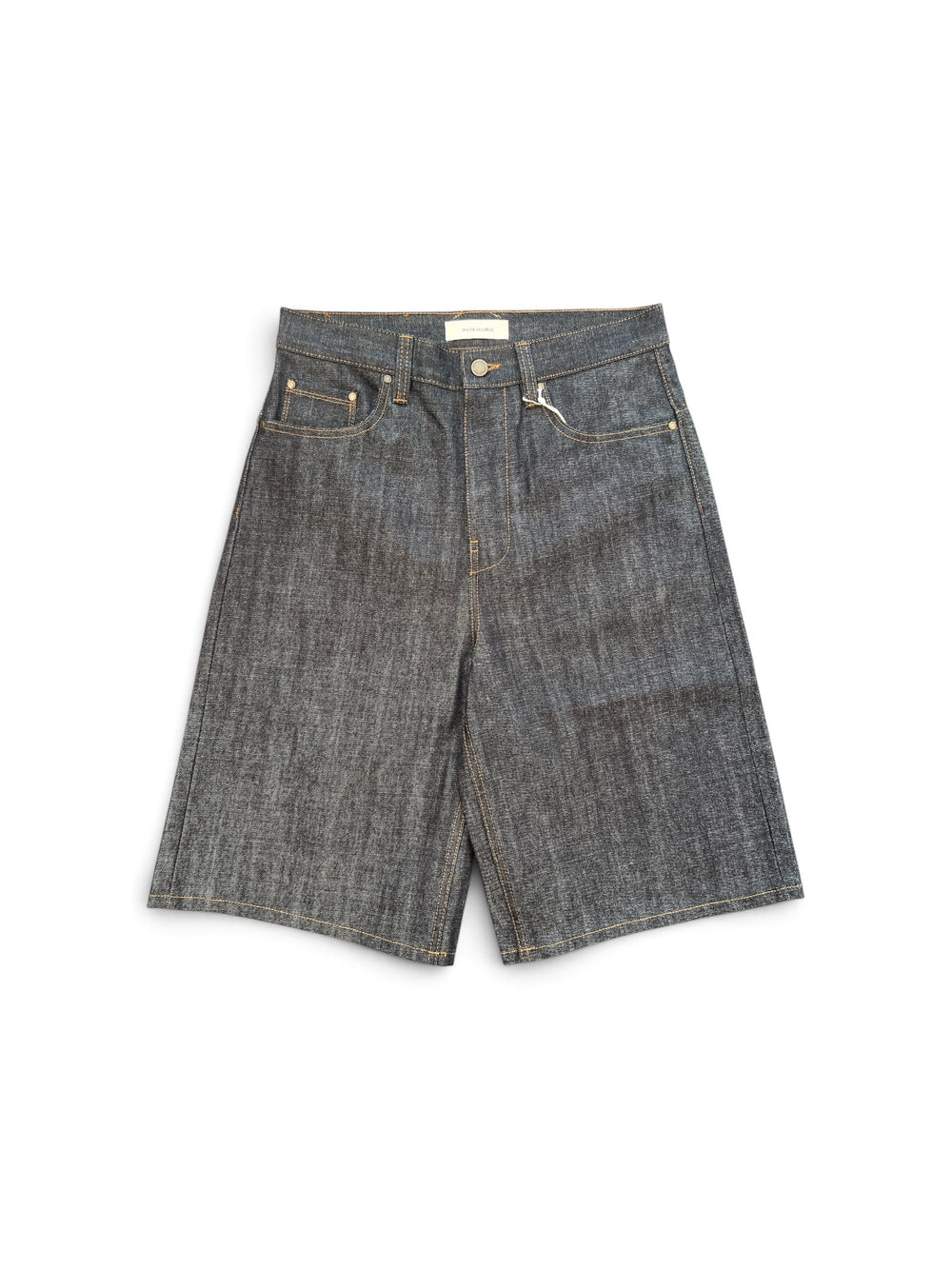 ENTIRE STUDIOS FIELD SHORT RAW INDIGO
