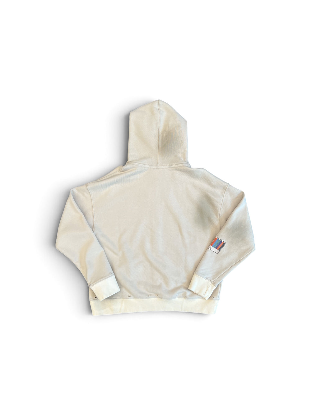 SONG FOR THE MUTE ''VIGNETTES'' ZIP UP RELAXED HOODIE BEIGE