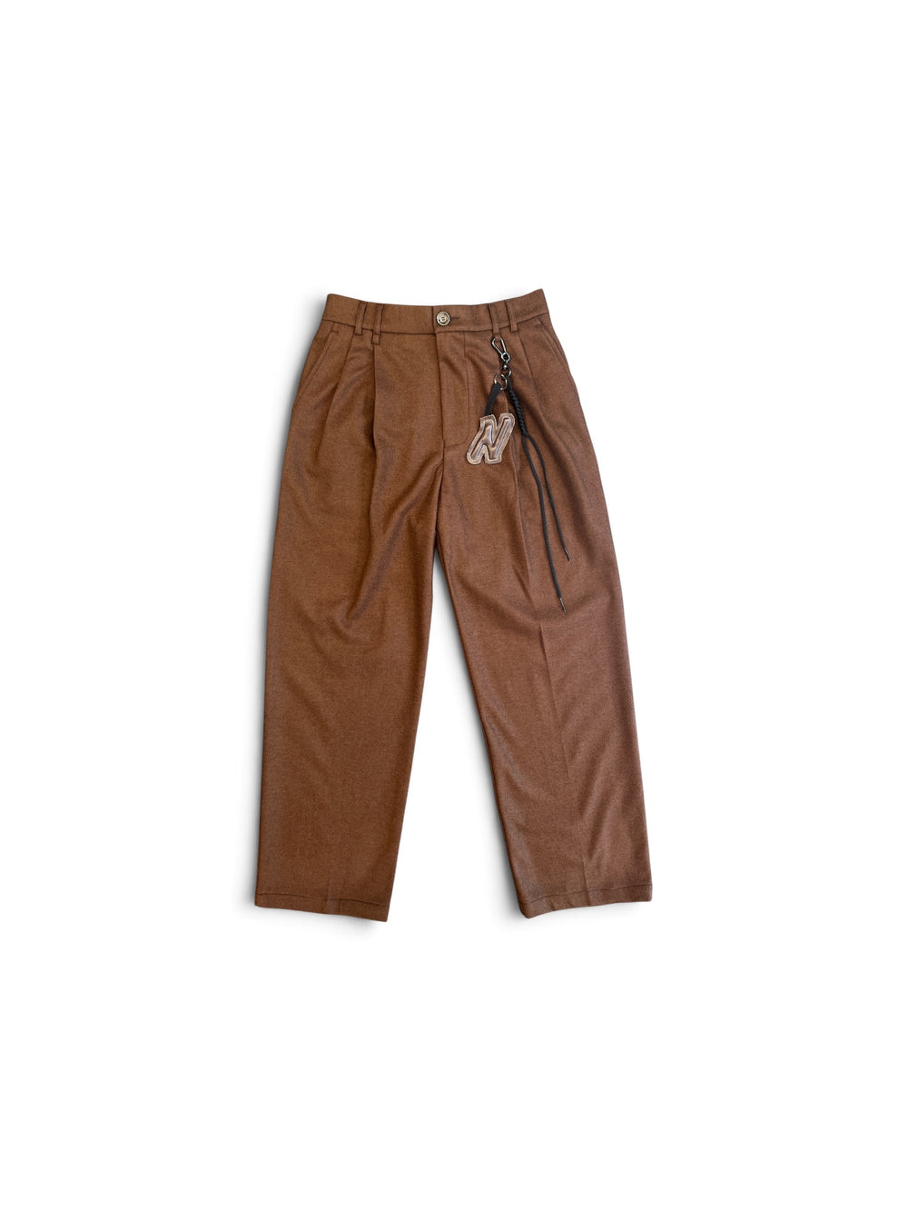 SONG FOR THE MUTE DOUBLE PLEATED PANT BROWN