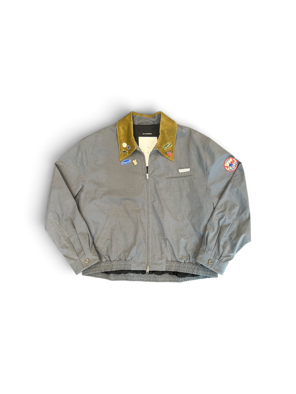 SONG FOR THE MUTE ELASTICATED COACH JACKET BLUE