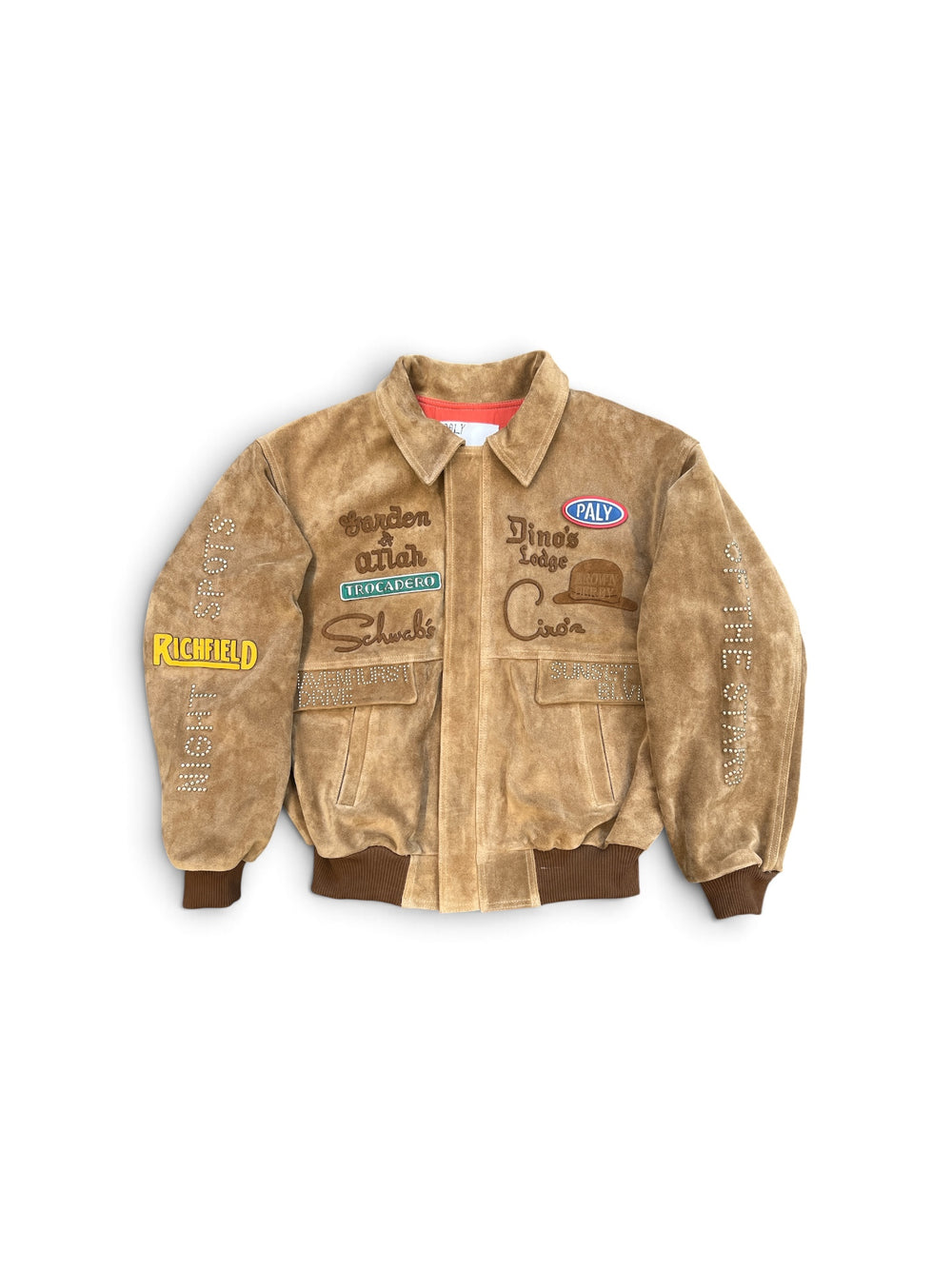 PALY SUNSET SPONSORED BLVD. SUEDE JACKET TAN