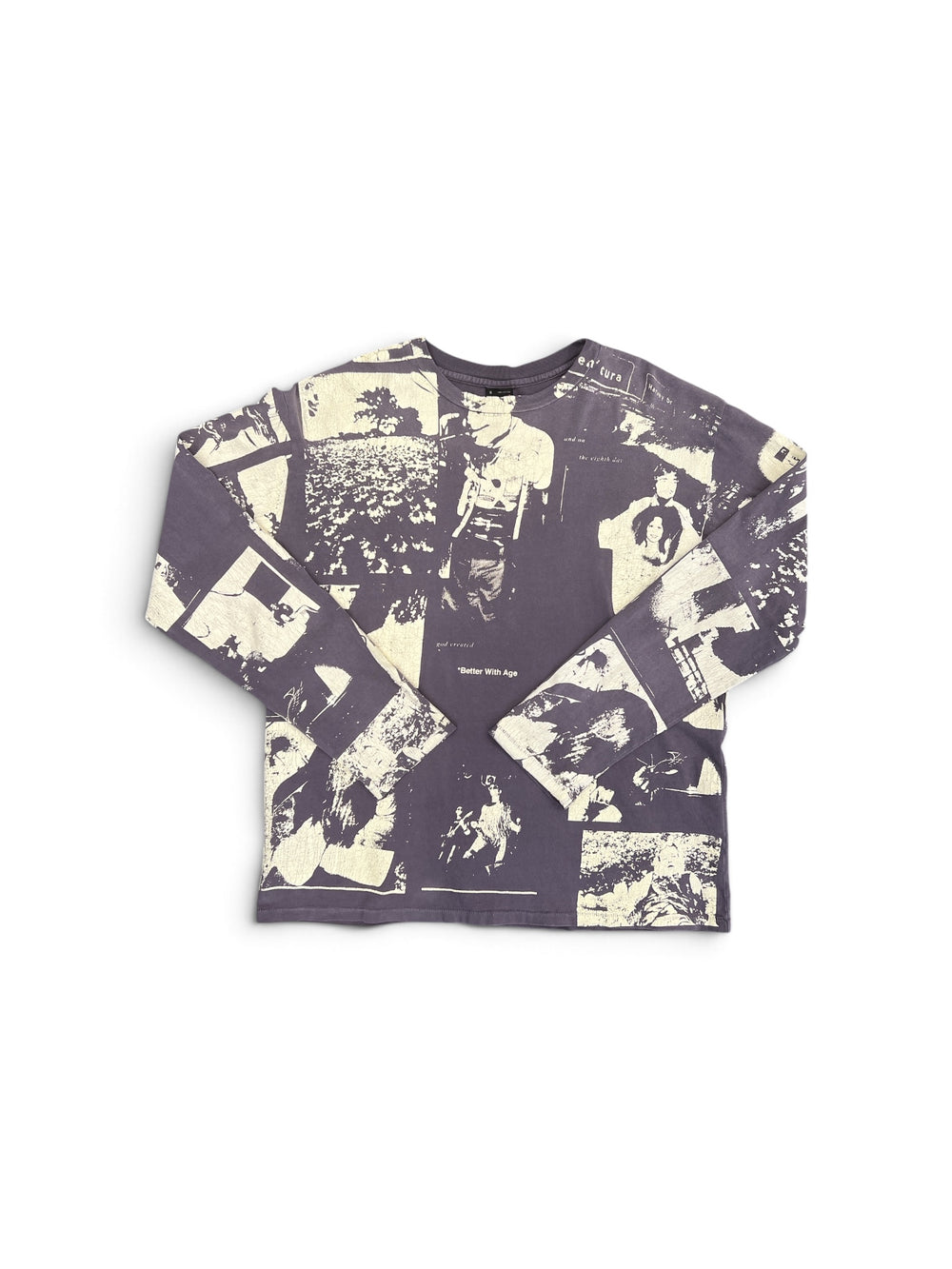 BETTER WITH AGE SABLE ALL OVER PRINT LONG SLEEVE BLACK