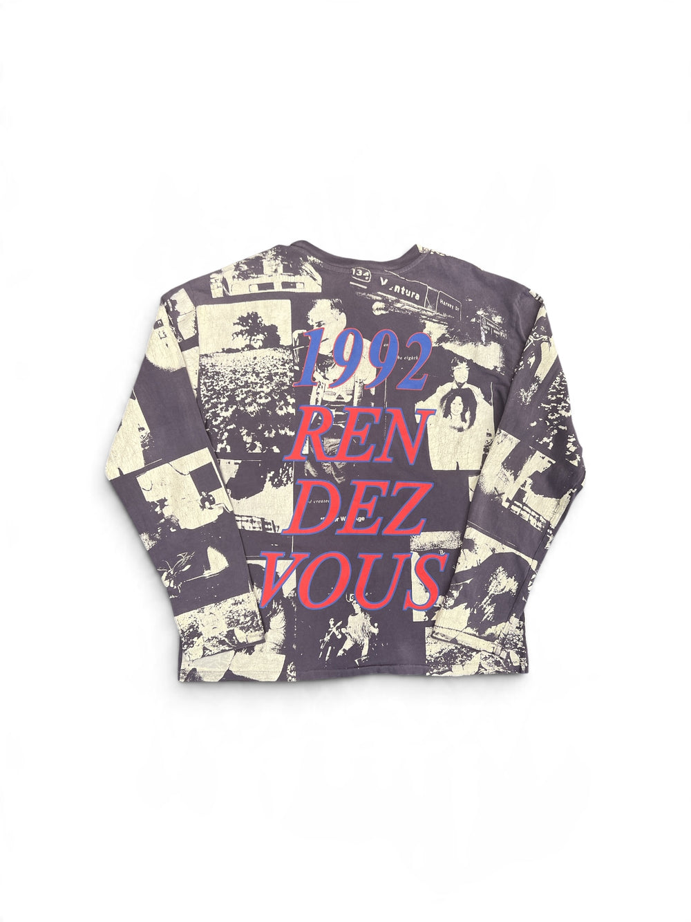BETTER WITH AGE SABLE ALL OVER PRINT LONG SLEEVE BLACK