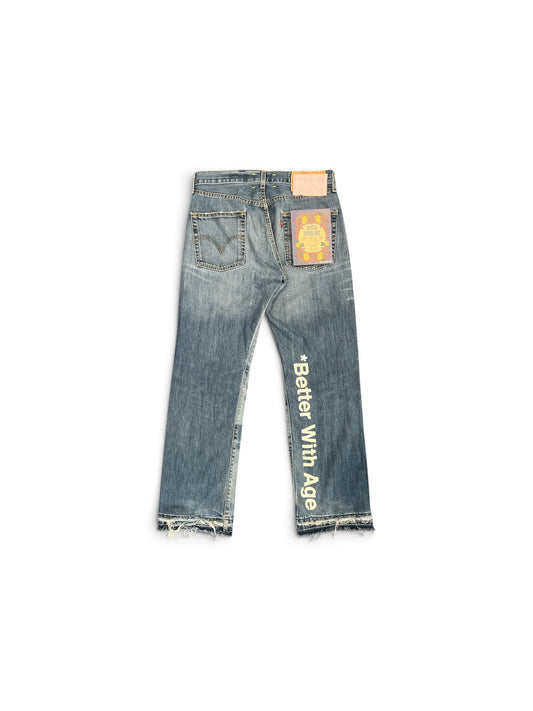 BETTER WITH AGE WEDDING LASER DENIM INDIGO