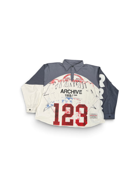 RIVINGTON AMERICAN RUGBY WHITE/NAVY