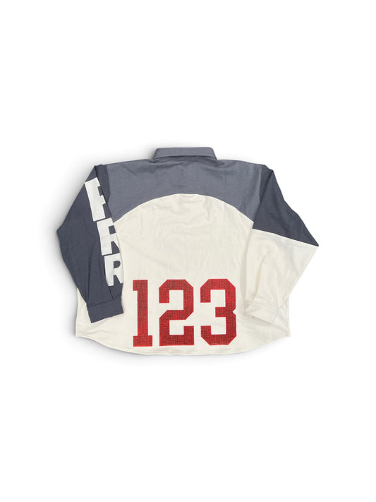 RIVINGTON AMERICAN RUGBY WHITE/NAVY