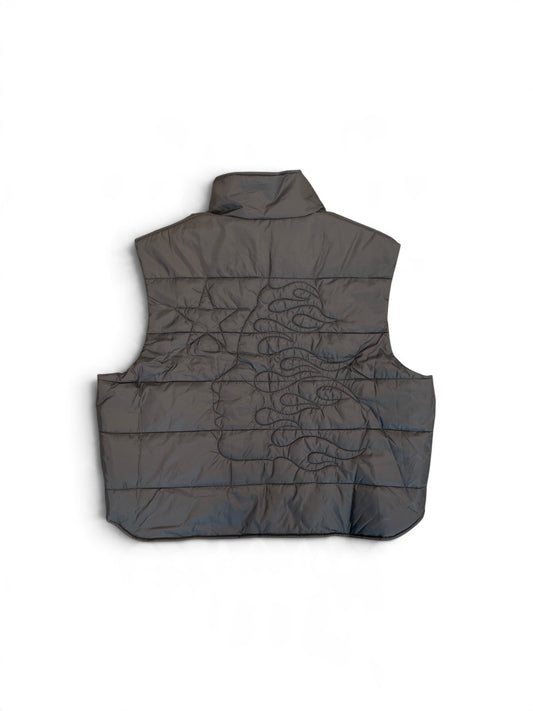 HELLSTAR PUFFER VEST BLACK