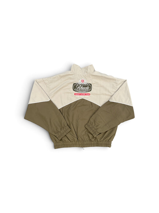 RHUDE DESERT RACING TRACK JACKET OLIVE / GREY