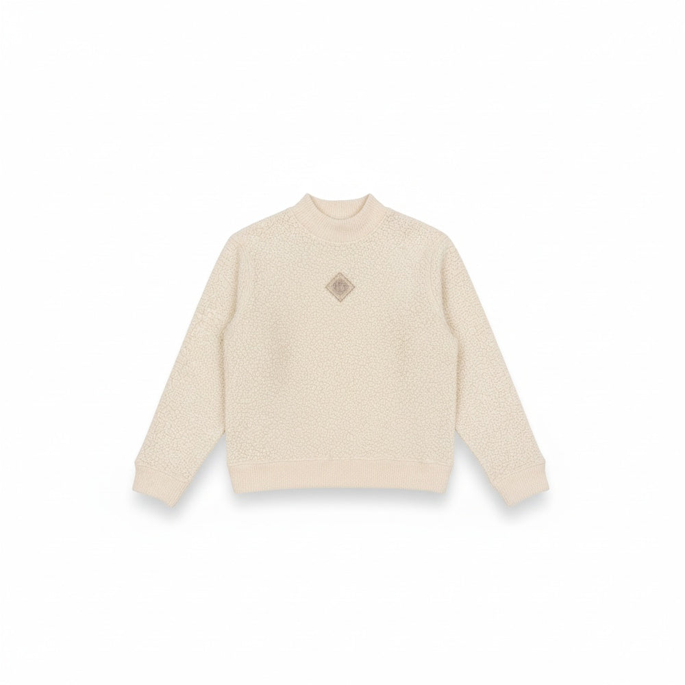 CASABLANCA MENS CASHMERE SWEATSHIRT OFF WHITE