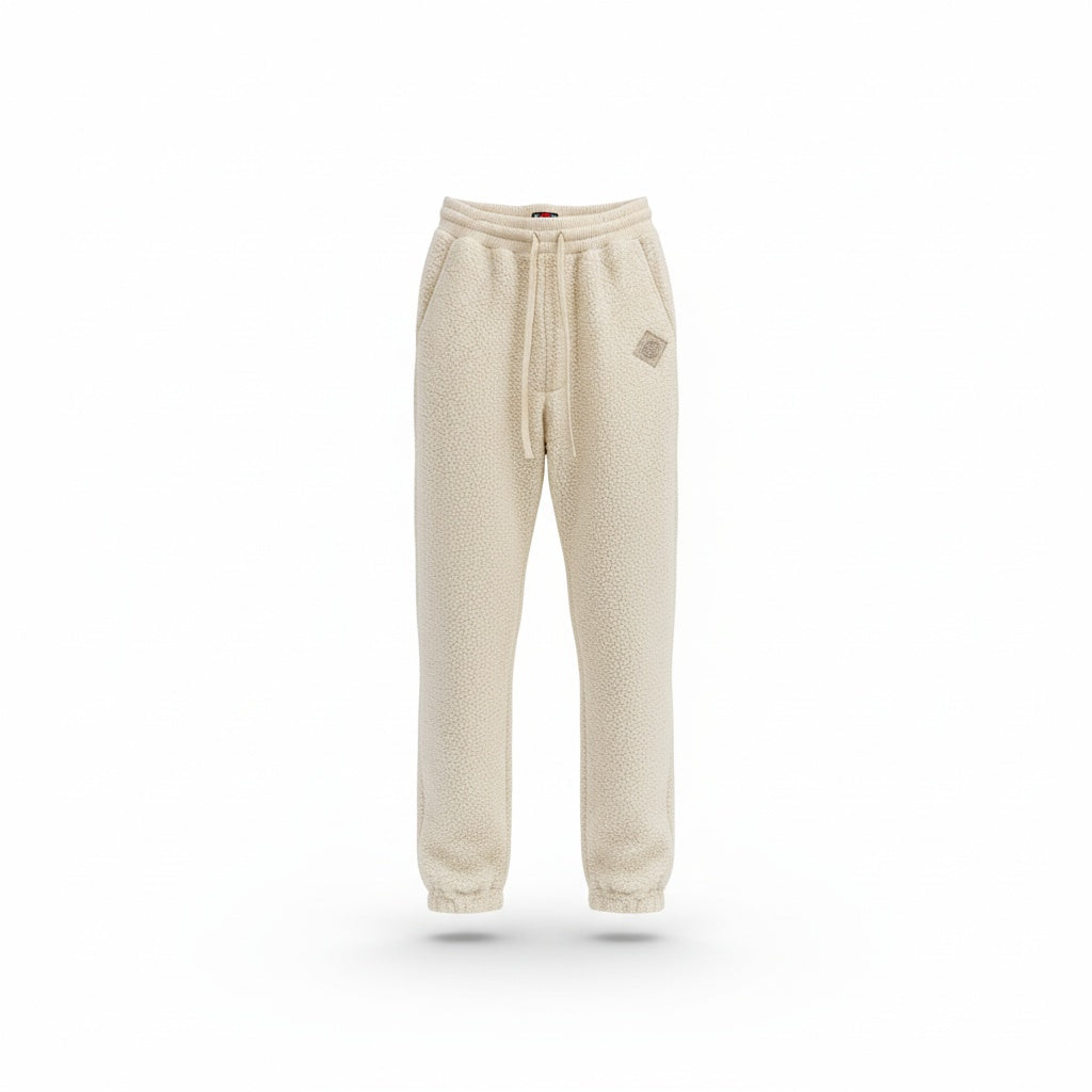 CASABLANCA MENS CASHMERE TERRY PANTS OFF WHITE