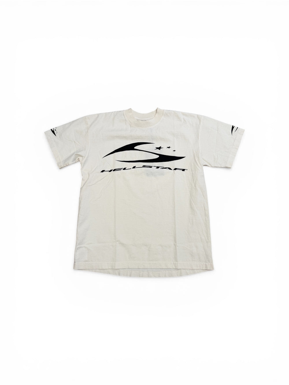 HELLSTAR CURSIVE LOGO T-SHIRT WHITE