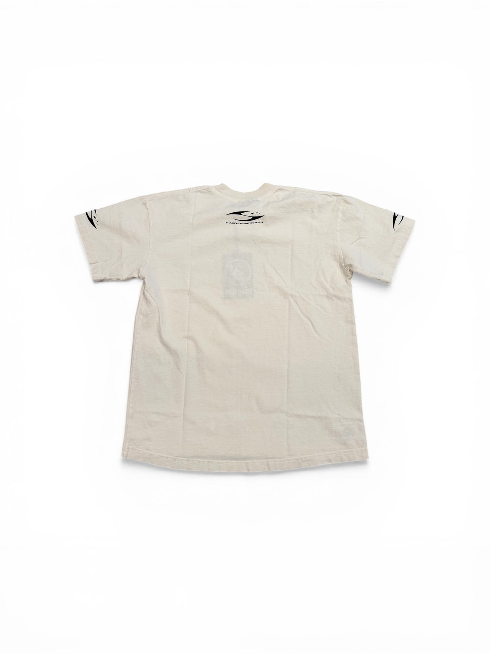 HELLSTAR CURSIVE LOGO T-SHIRT WHITE