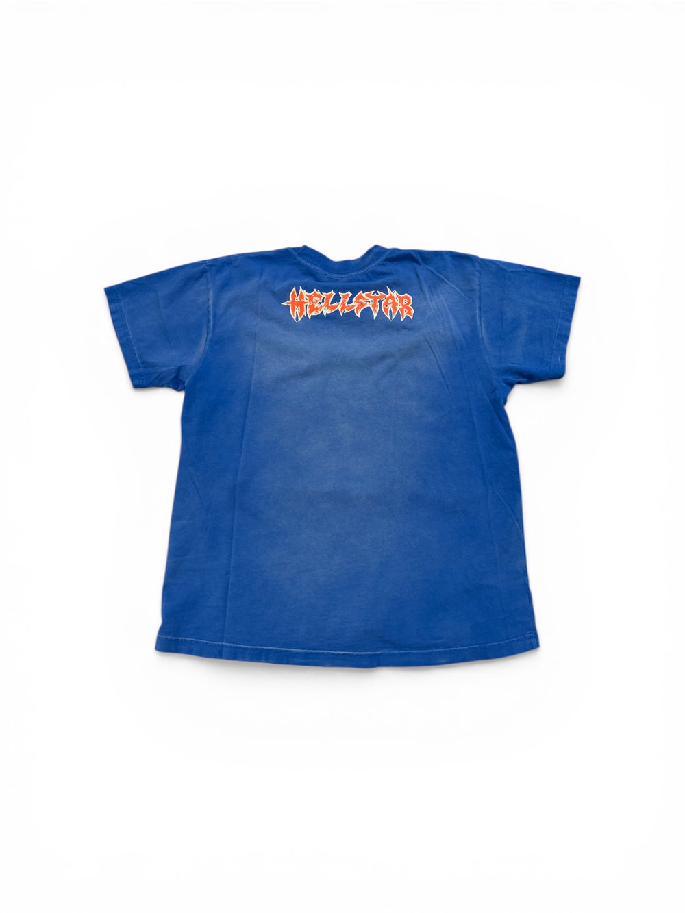 HELLSTAR METAL LOGO TEE BLUE