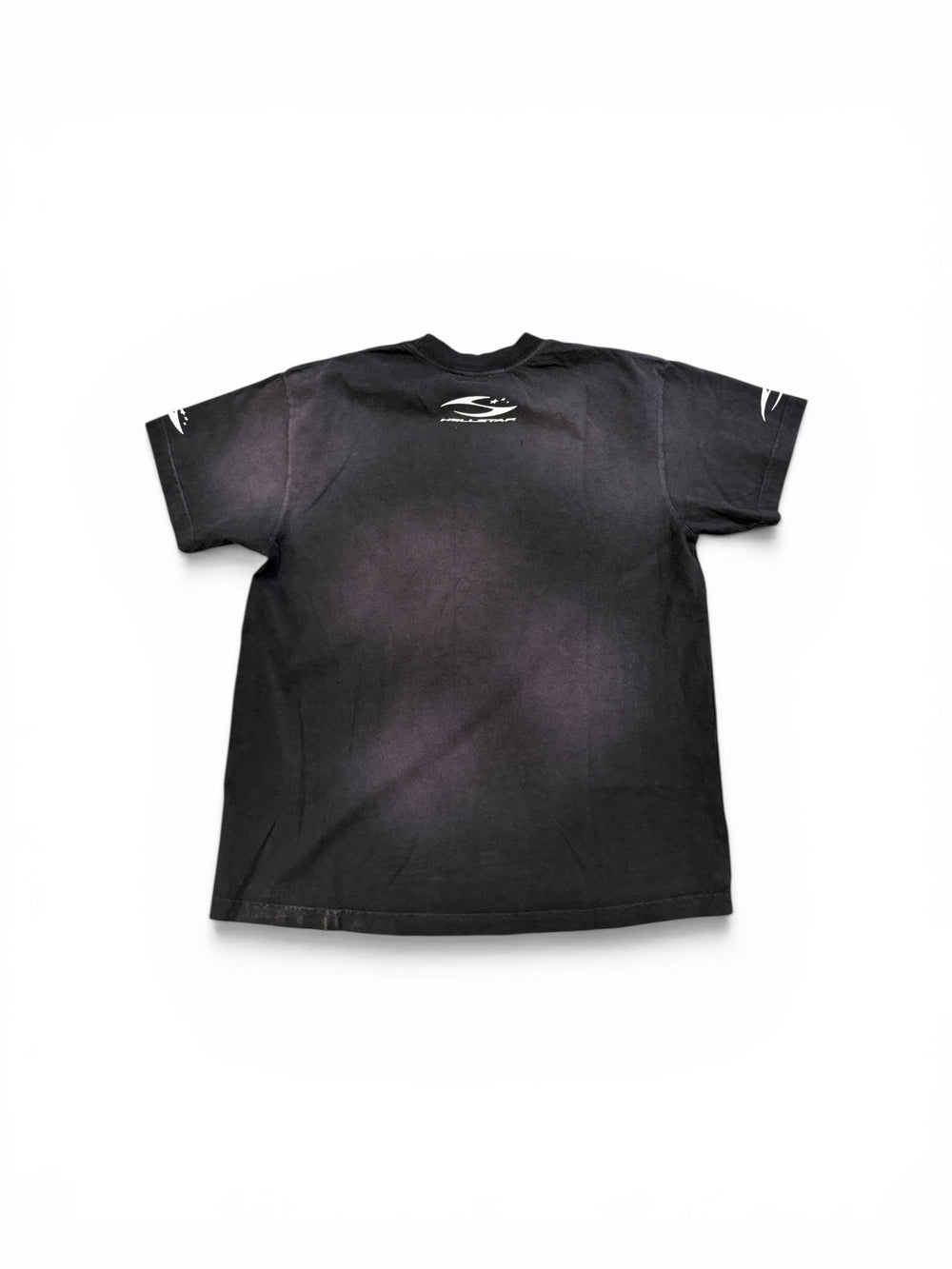 HELLSTAR H CURSIVE LOGO T-SHIRT BLACK