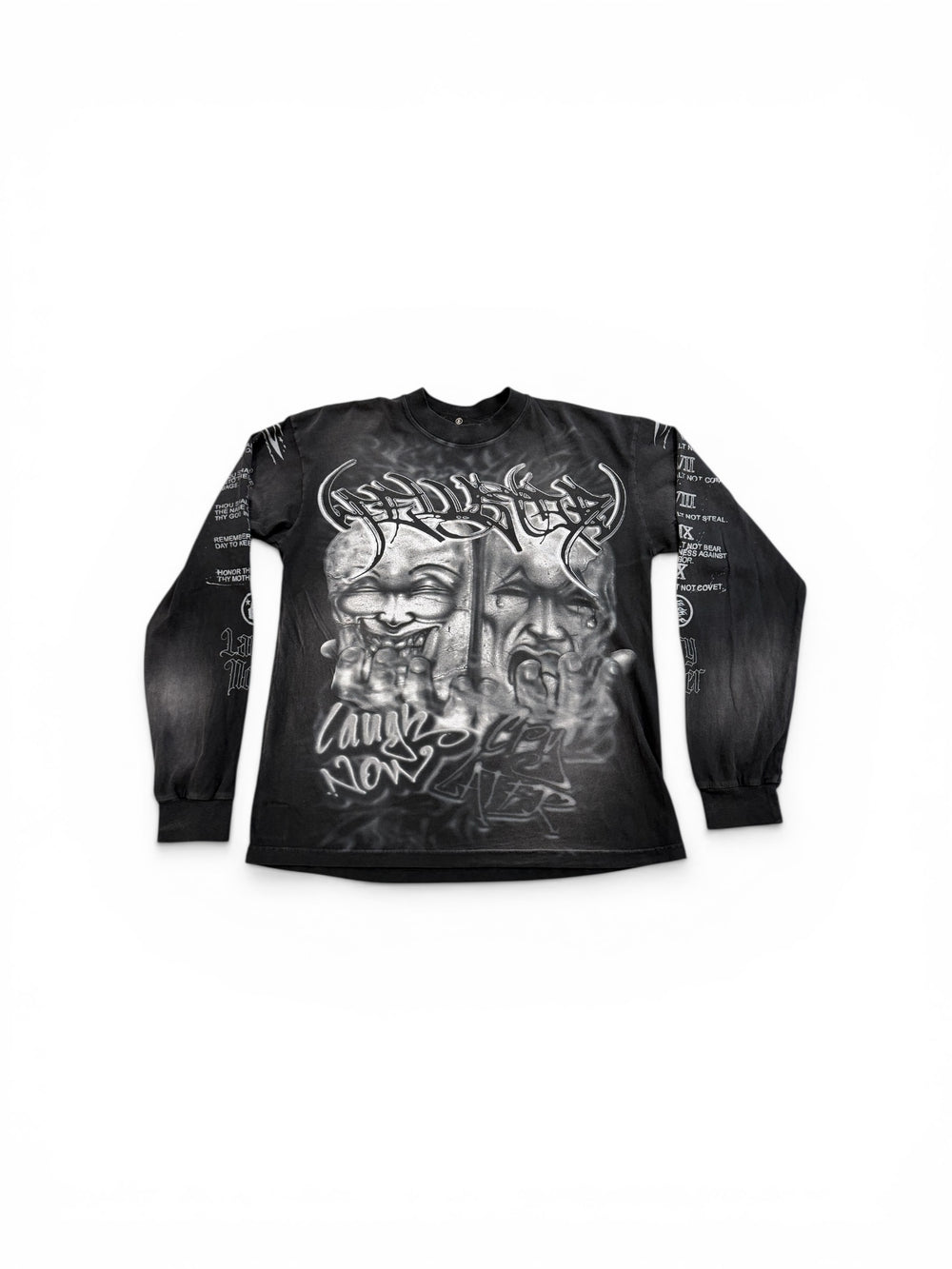 HELLSTAR LAUGH NOW CRY LATER LONGSLEEVE BLACK