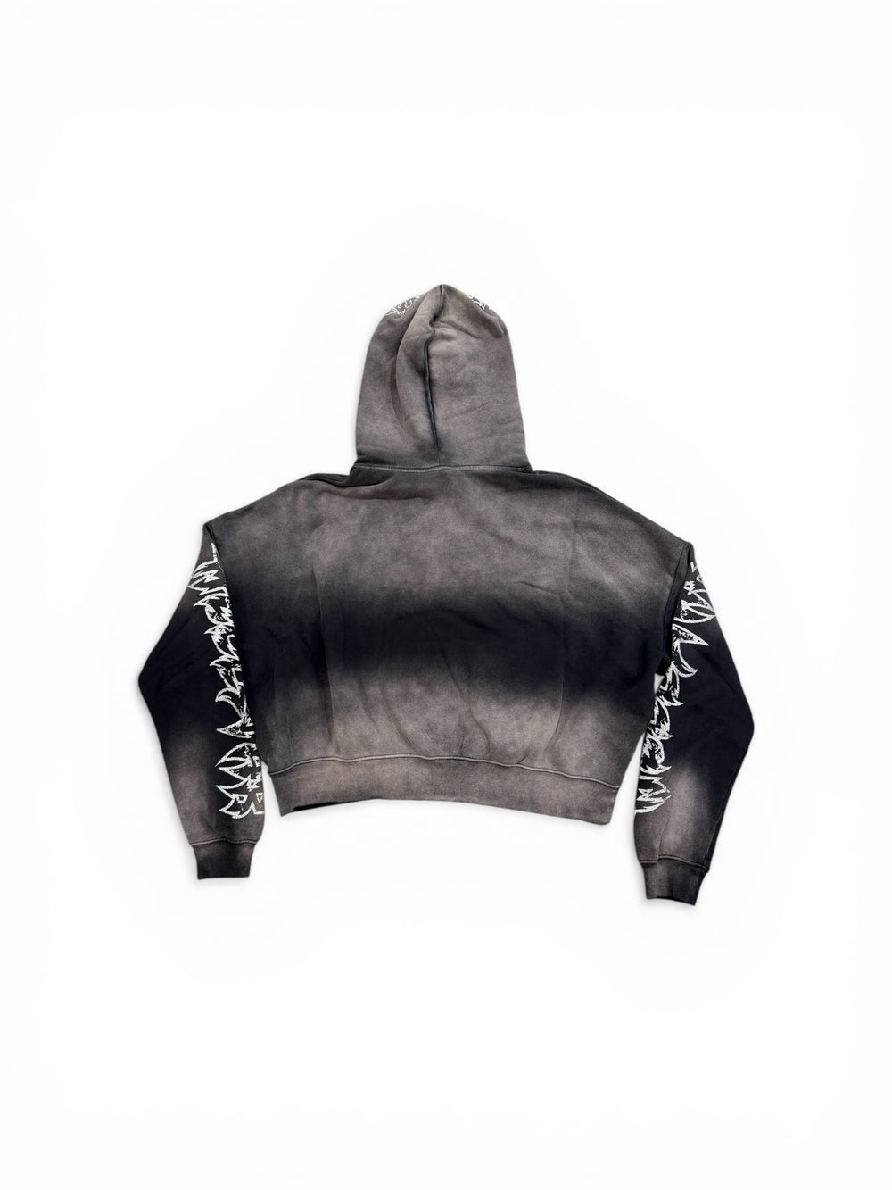 HELLSTAR STARS SHINE GRAFFITI HOODIE BLACK