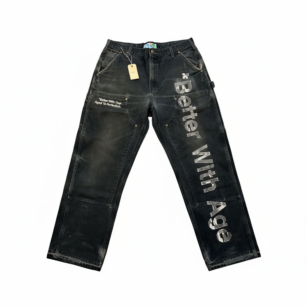 Better With Age Forgot Hand-Beaded Double Knee Trouser Multi