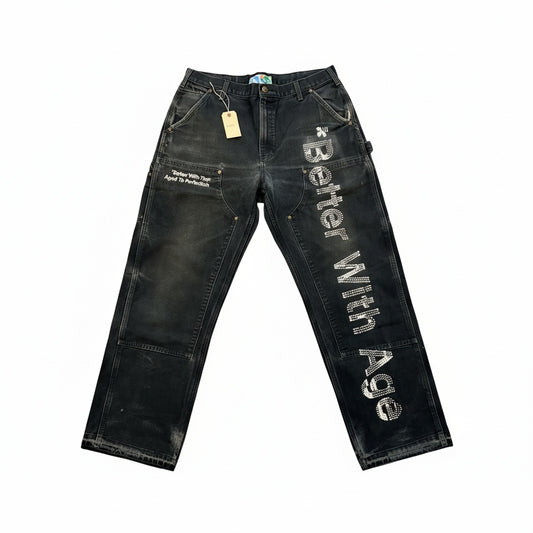 Better With Age Forgot Hand-Beaded Double Knee Trouser Multi