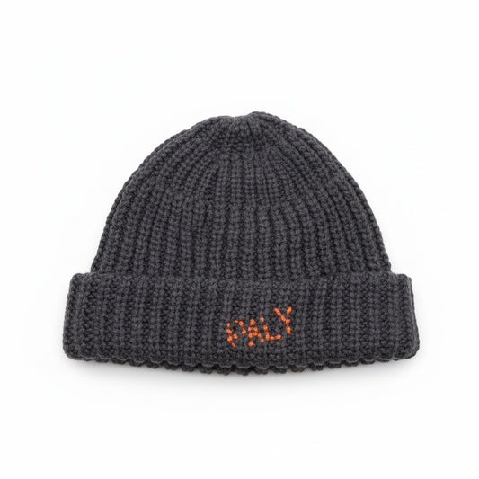 Paly Hand-Knit Beanie Black
