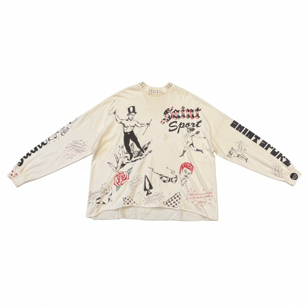 Saint Michael ALX Long Sleeve Shirt White