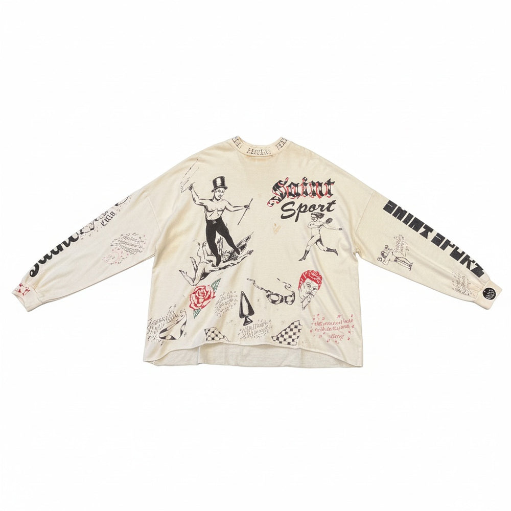 Saint Michael ALX Long Sleeve Shirt White