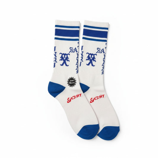 Saint Michael Sinner Socks Red/White/Blue