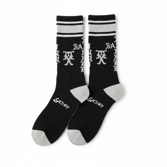 Saint Michael Sinner Socks Black/Gray
