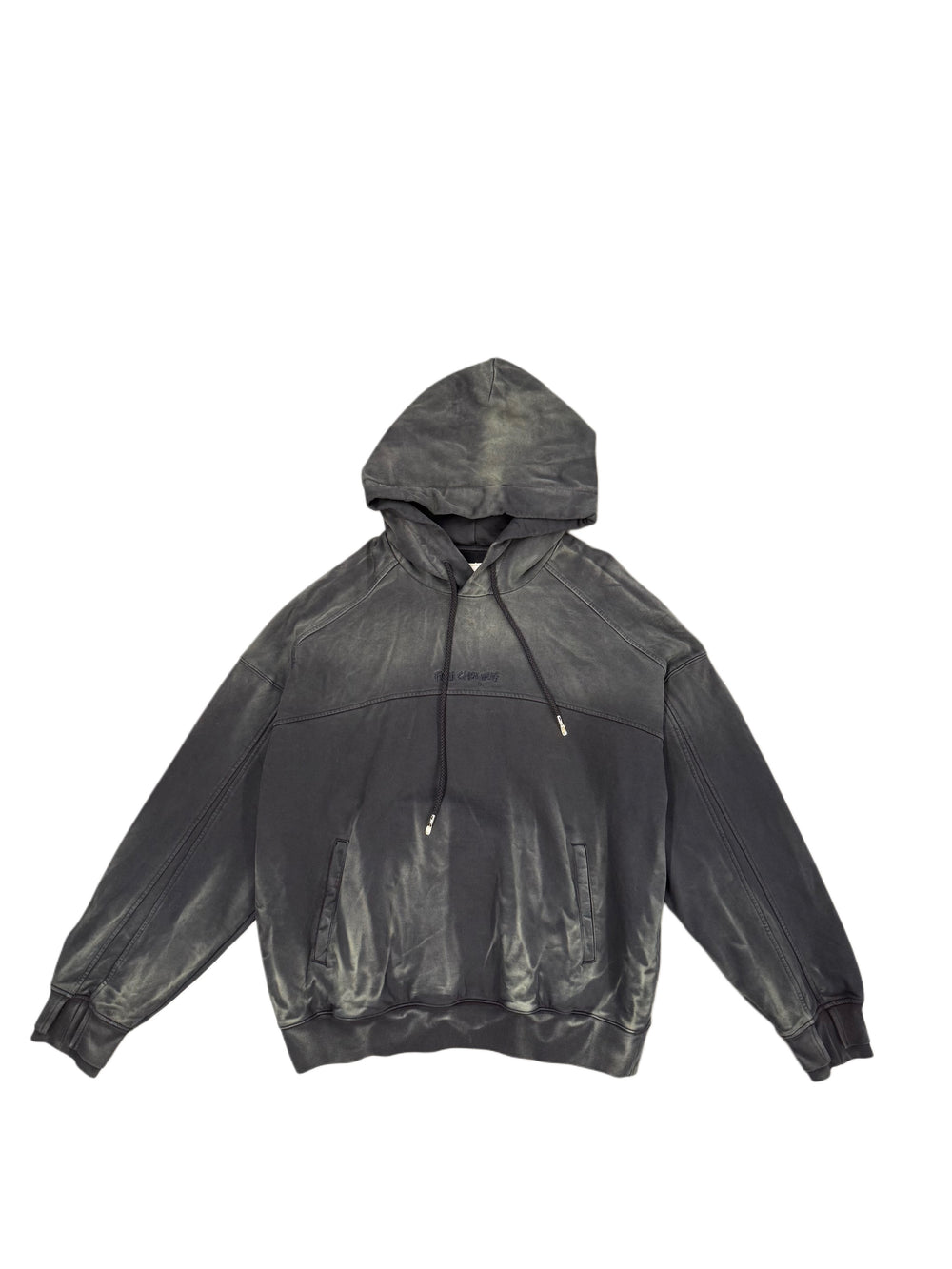 Feng Chen Wang Gradient Tie Dye Hoodie Navy Blue