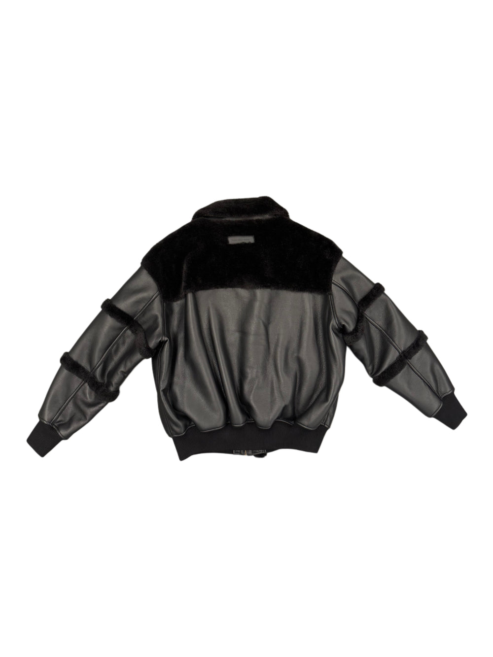 Feng Chen Wang Double Sided Sherpa Jacket Black