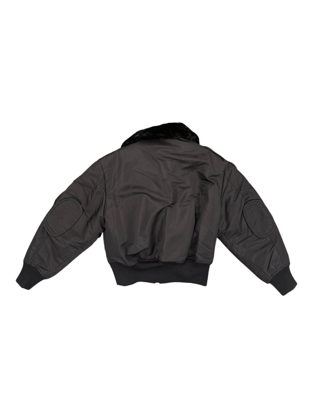 Feng Chen Wang Multipocket Cargo Jacket With Leather Trim Black