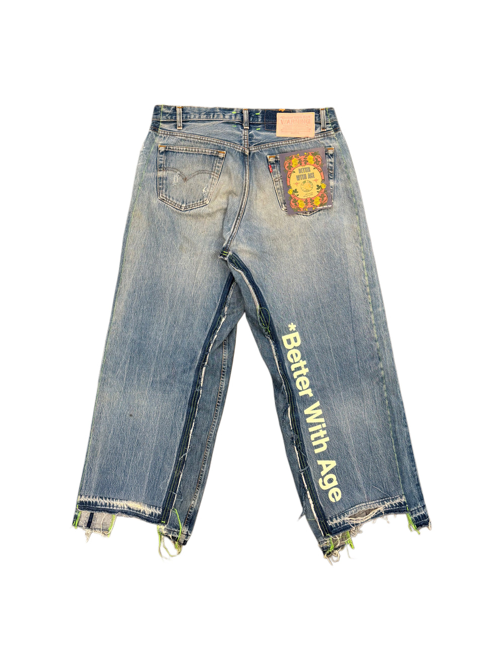 Better With Age Monroe Triple-Wide Denim Trouser Indigo