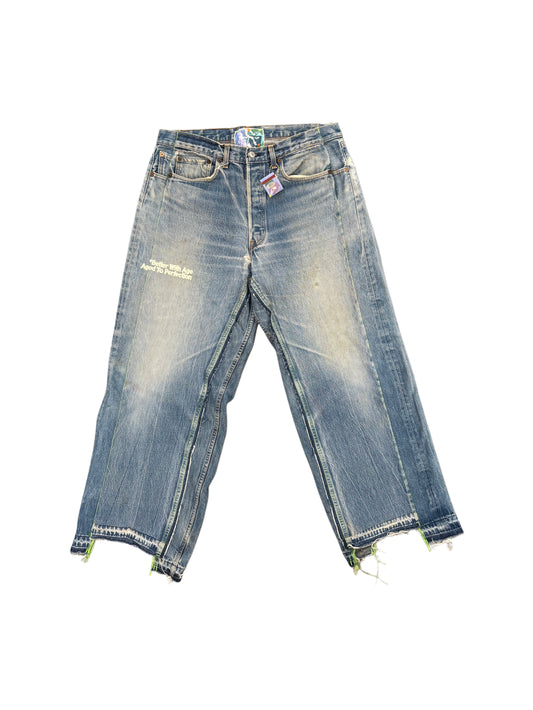 Better With Age Monroe Triple-Wide Denim Trouser Indigo