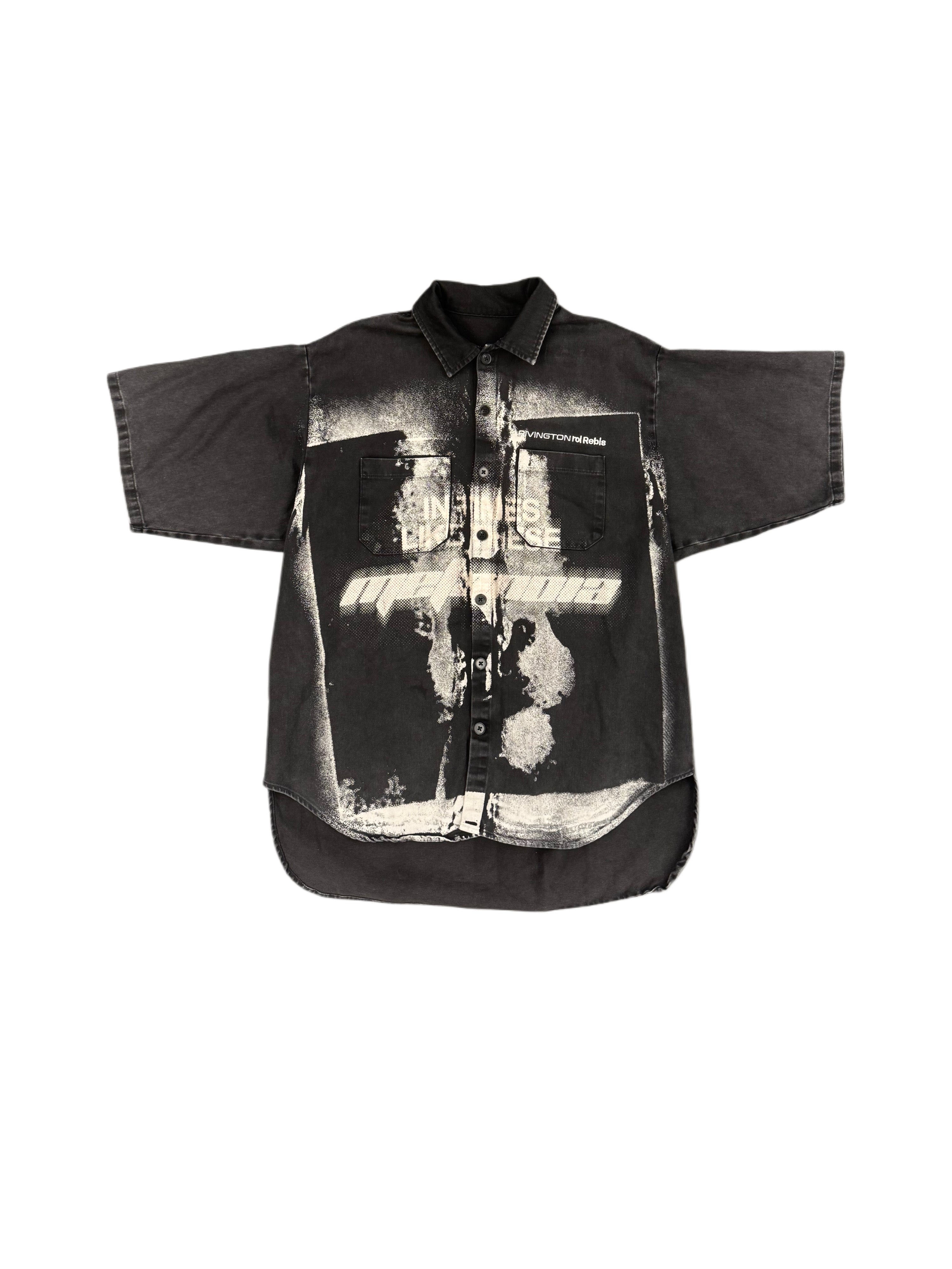RIVINGTON ROI REBIS IN TIMES LIKE THESE WORKING MN SHIRT BLACK