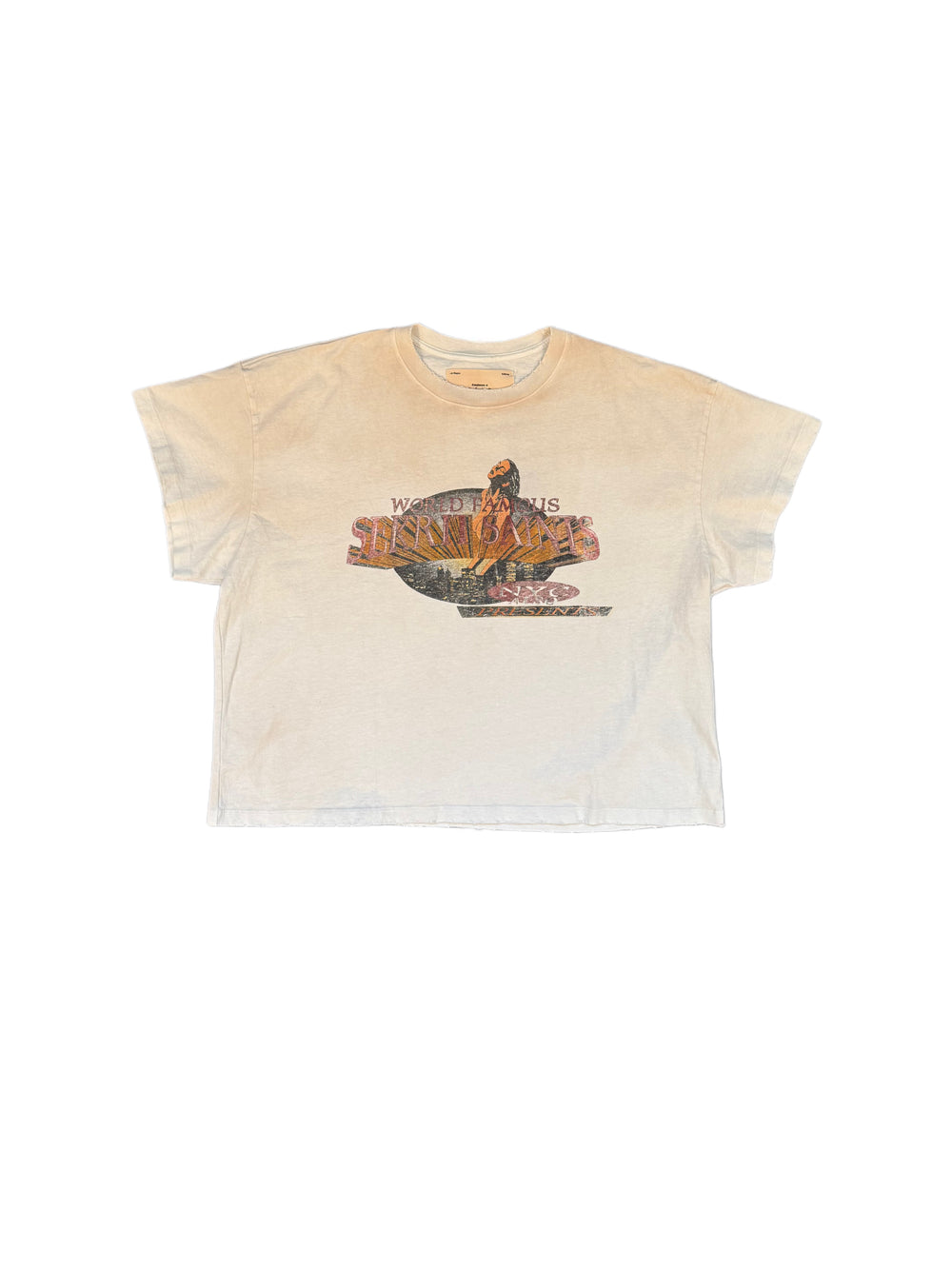 Sekrit Saints World Famous Tee Vintage White