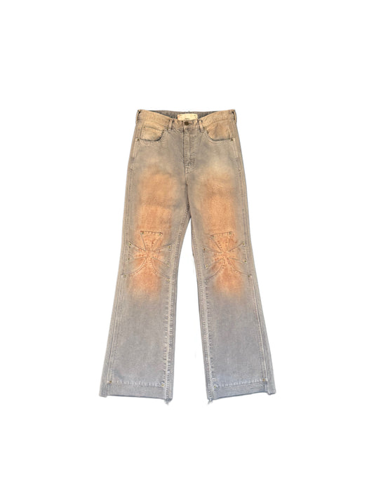 Sekrit Saints Chopper Carpenter Pant Rust Blue