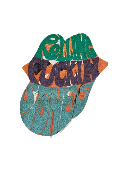 Masato Kawajo Rolling Stones Pink Green Tie Dye Tees