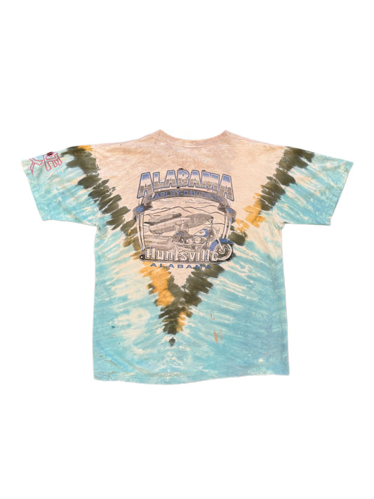 Masato Kawajo HD Blue Green Tie Dye Tees