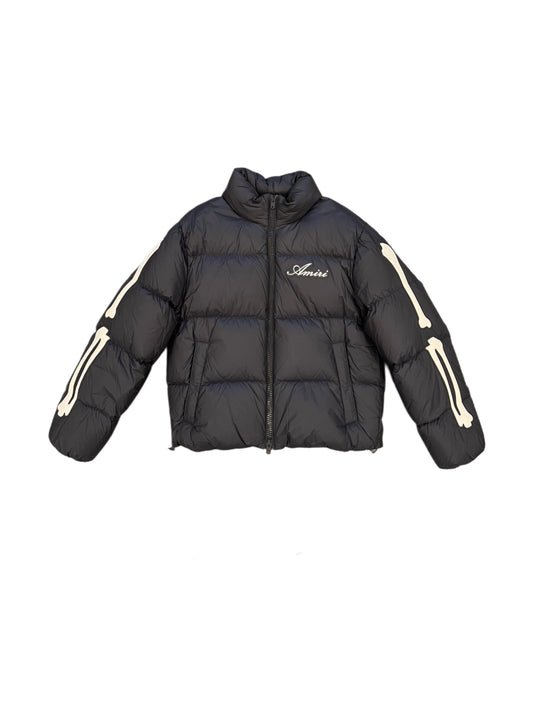 AMIRI BONES DOWN JACKET BLACK