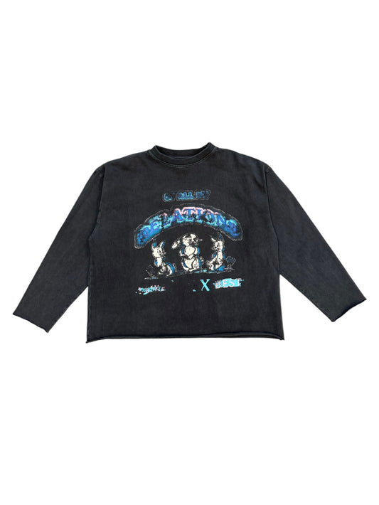 ASTRUM SPECIAL REQUEST LS TEE - VINTAGE BLACK