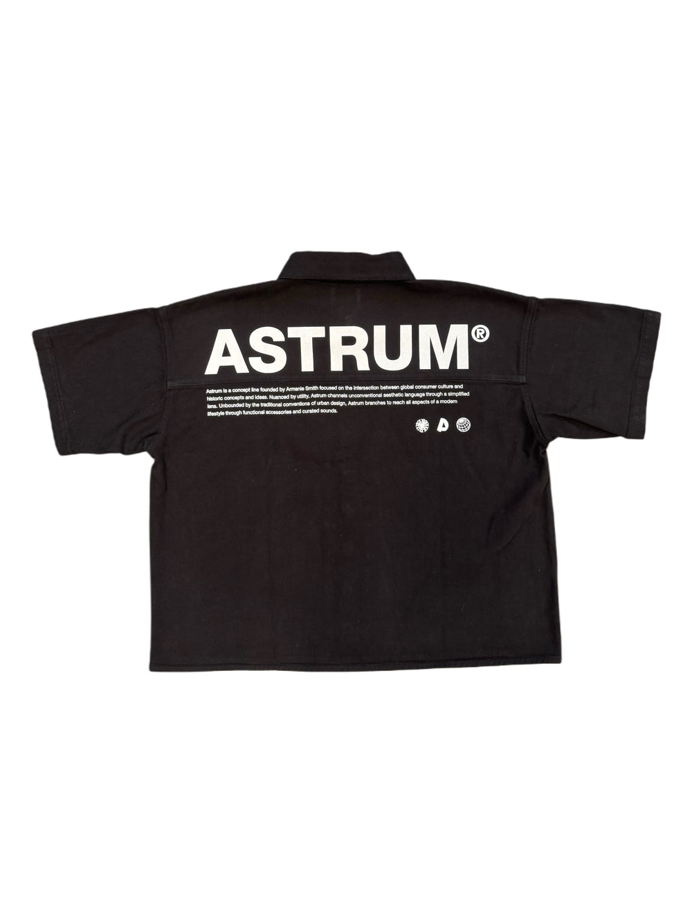 ASTRUM RIVET SHIRT - BLACK