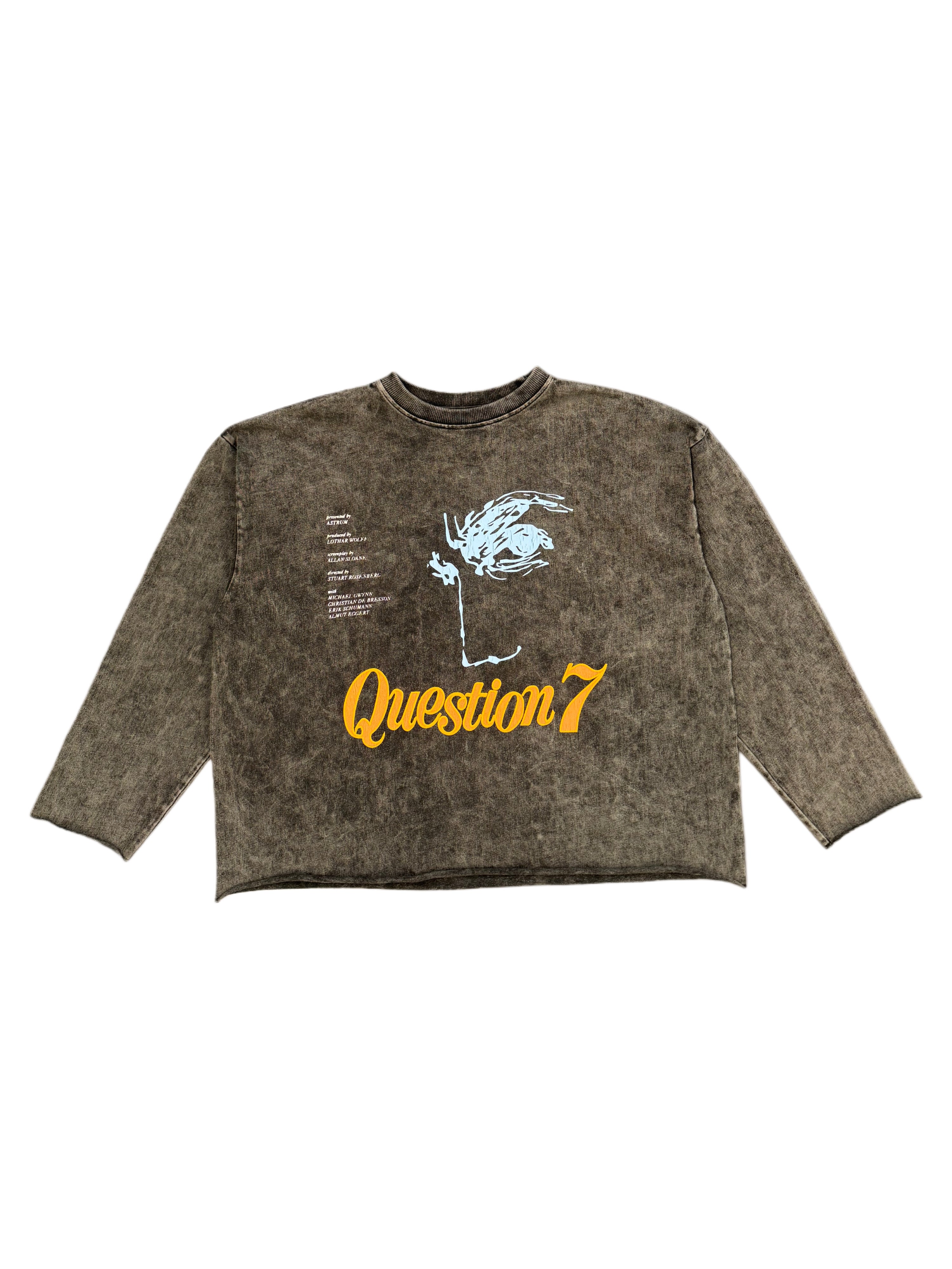 ASTRUM QUESTION 7 LS TEE - WASHED GREY