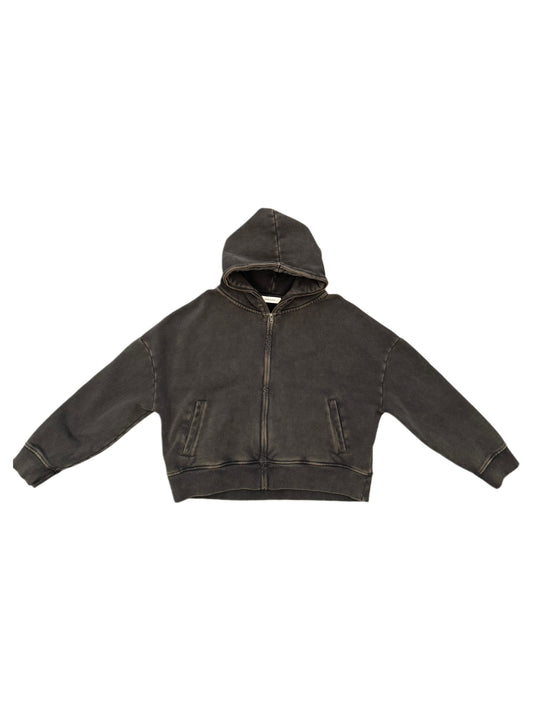 ENTIRE STUDIOS ETERNAL ZIP WASHED BLACK