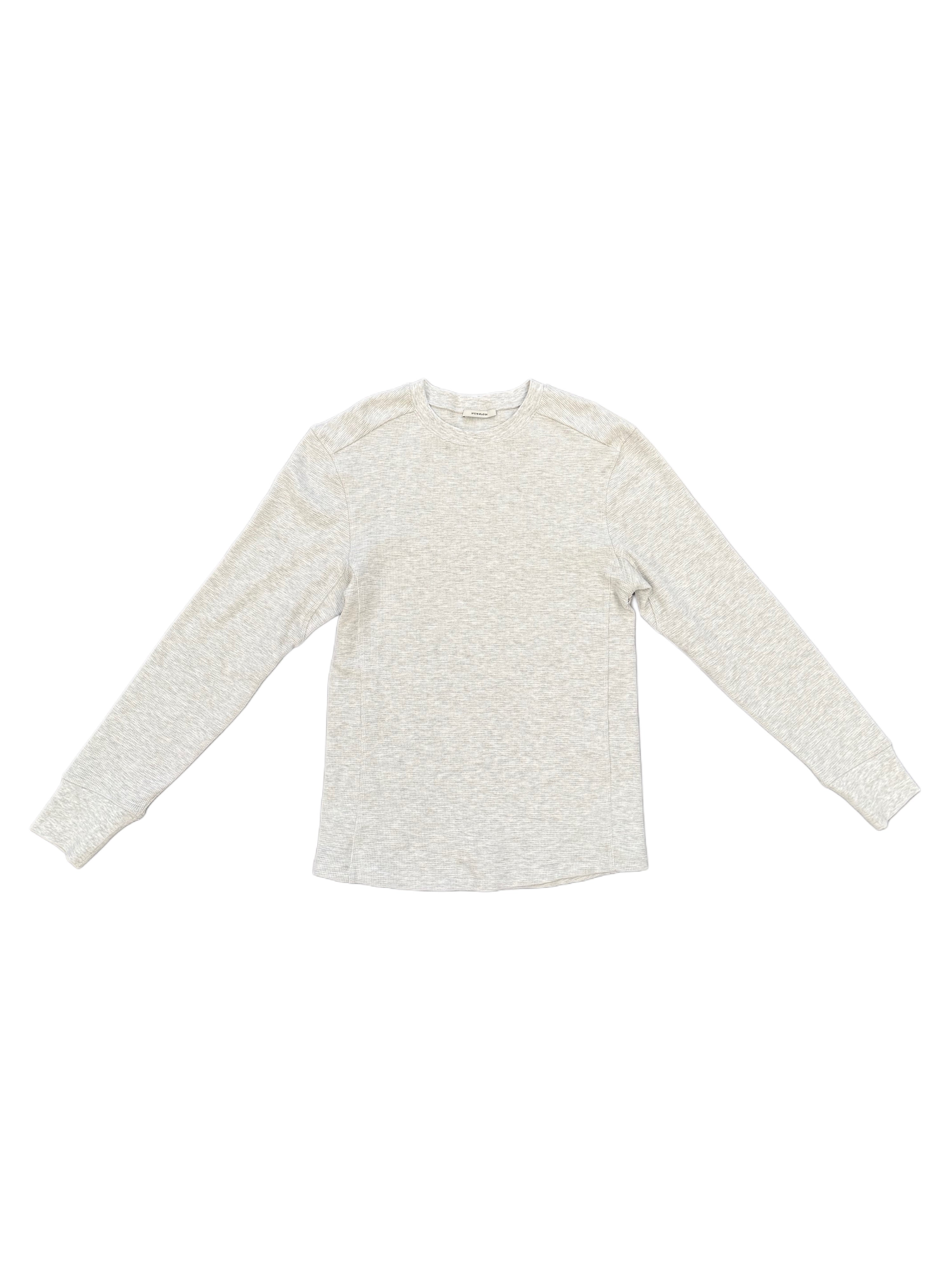 ENTIRE STUDIOS THERMAL LONG SLEEVE HEATHER GREY