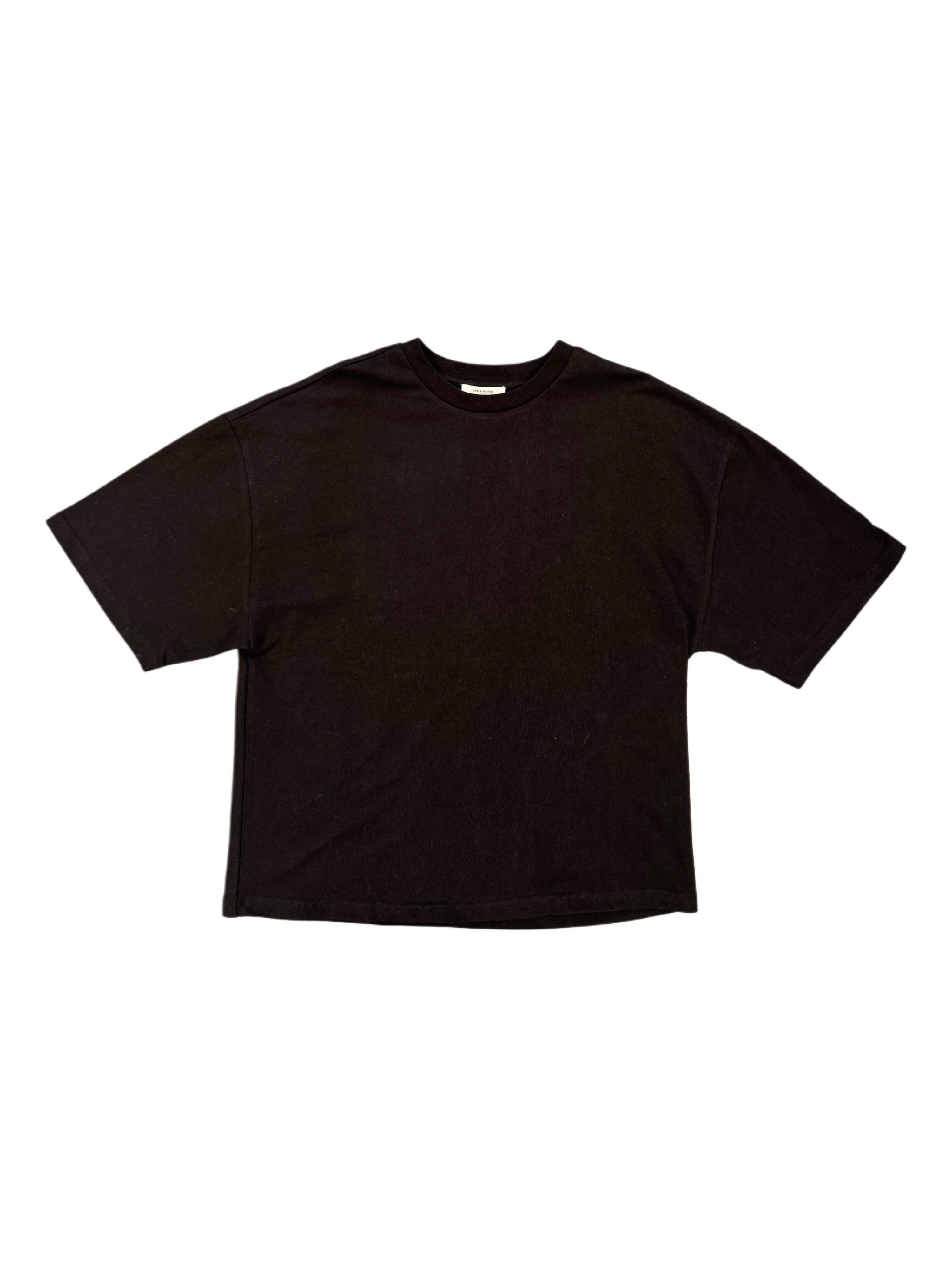 ENTIRE STUDIOS HEAVY BOXY TEE BLACK